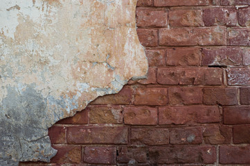 Brick wall background.