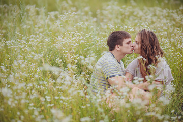 young couple in love 