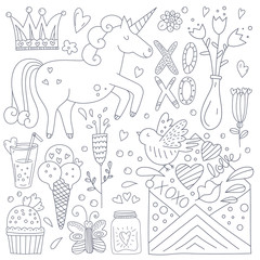 Valentines Day Doodle Collection