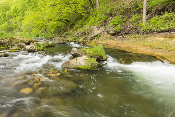 Obraz premium Whitewater River In Spring