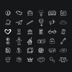 Business Doodle Element Set