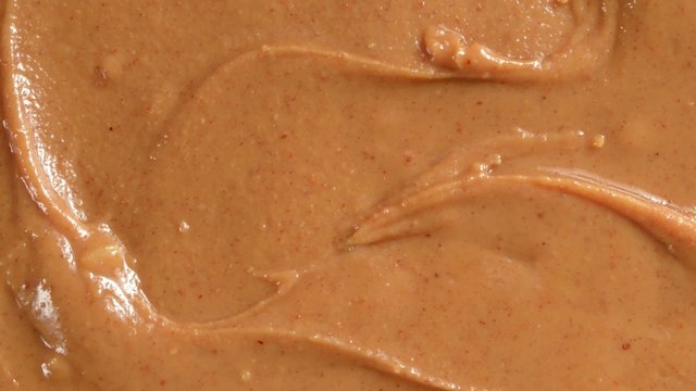 Closeup of fresh peanut butter
