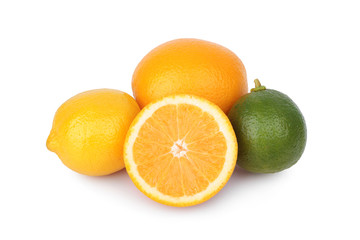 fresh orange,lemon and citrus fruits
