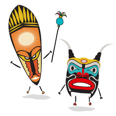 Ancient shaman characters