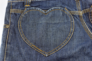 heart-shaped fabric for background