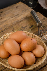 Eggs in basket