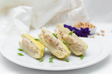 Tofu with chicken