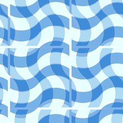 Seamless water wave pattern