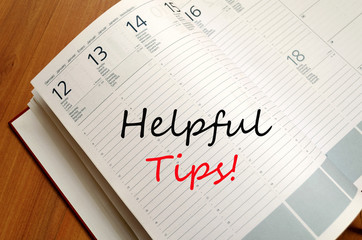 Helpful Tips Concept