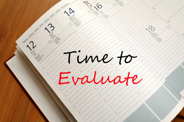 Time to evaluate concept