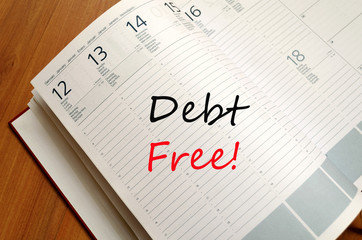 Debt Free Concept