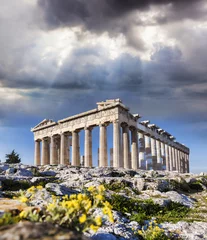 Foto op Canvas Parthenon-tempel op de Akropolis in Athene, Griekenland © Tomas Marek