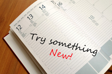 Try something new concept