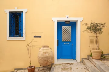 Gardinen Traditionelles Haus in Plaka, Athen, Griechenland © Tomas Marek