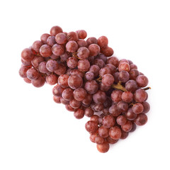 Fototapeta premium Branch of the dark grape isolated