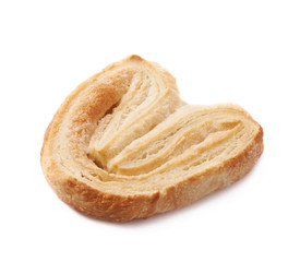 Heart shaped puff cookie