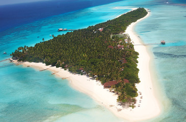 Island. View from plane