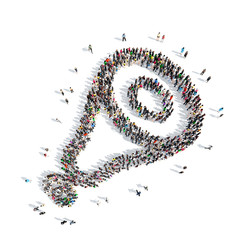 people in the shape of pork knuckle.