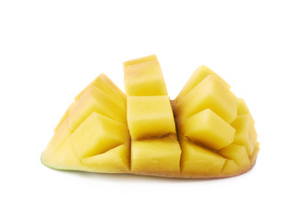 Mango fruit hadgehog isolated