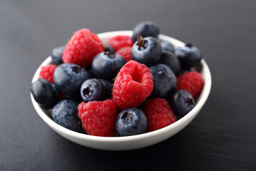 Fresh berries in a bowl