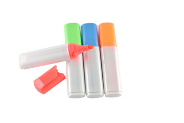  marker and cap isolated on white background.