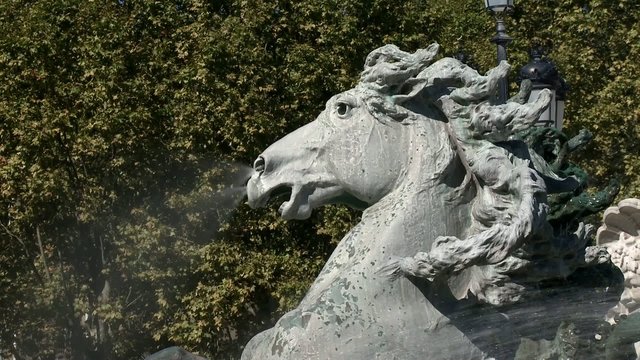 D&eacute;tail fontaine girondins bordeaux