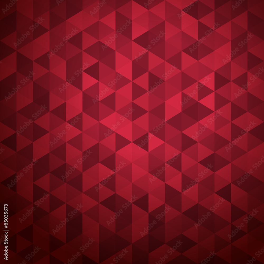Poster Abstract background of color triangles. Place your content