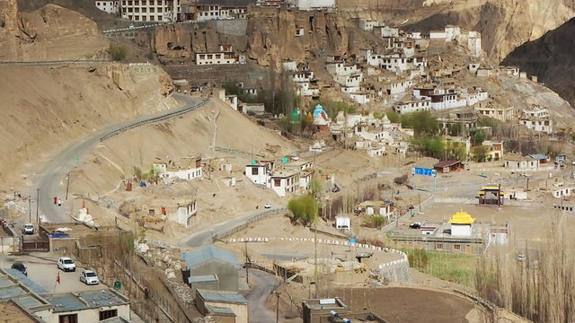 View of Lamayuru Monastery in Leh, Ladakh Region, India