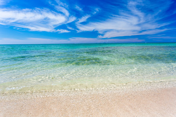 沖縄 今帰仁のビーチ