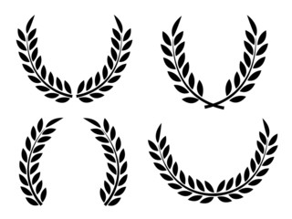 Laurel Wreaths Vector © nezezon