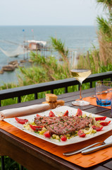 Cucina di pesce e costa dei trabocchi