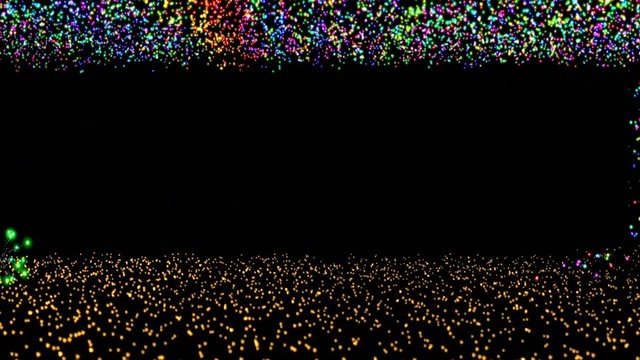 colorful sparkles