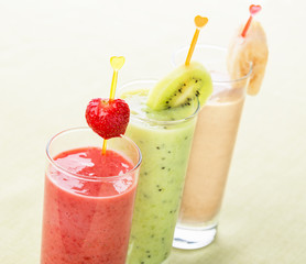 Three fruit smoothie