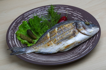 Grilled dorado