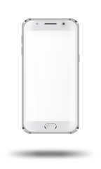  Mobile phone with blank screen.