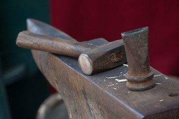 Hammer and anvil
