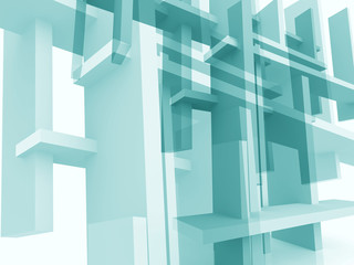 Abstract Futuristic Design Architecture Background