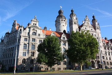 Obraz premium Neues Rathaus Leipzig