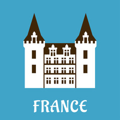 Fototapeta premium Renaissance castle with turrets, France