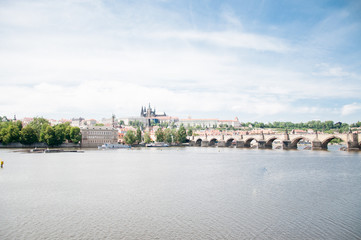 Prague in a sunny day