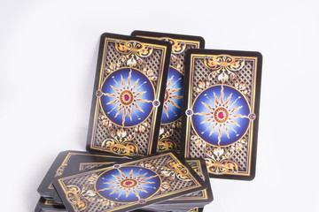Beautiful cards (background, abstract, tarot, white, symbol)