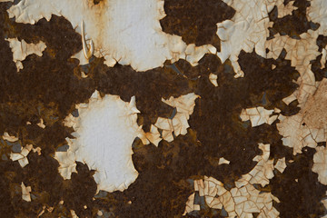 rust on the metal structure .Background