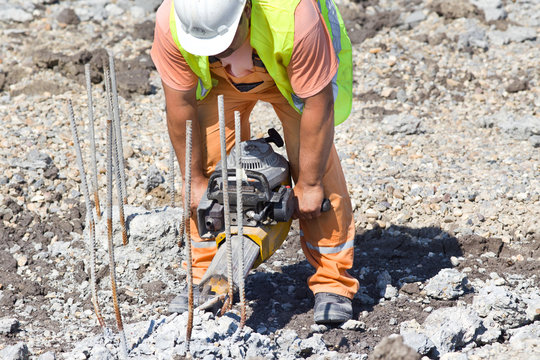 Worker With Jackhammer