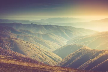 Poster Mountain autumn landscape. © vovik_mar
