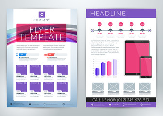 Vector Business Flyer Template for Business Purpose