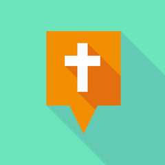 Obraz premium Tooltip icon with a cross