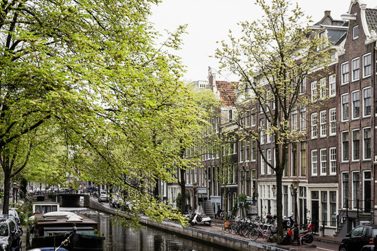 Urban view of Amsterdam - Netherlands
