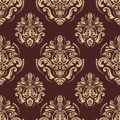 Damask Seamless Vector Pattern