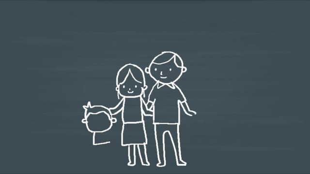 Lovely family sketch up motion