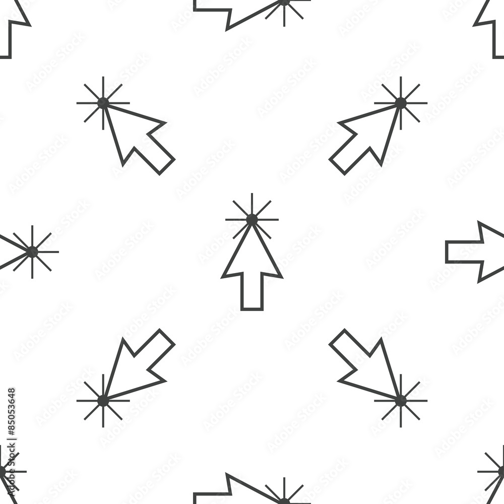 Poster arrow cursor pattern